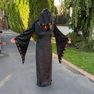 Black Hooded Kids Costume